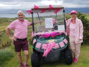 dooks golf play in pink