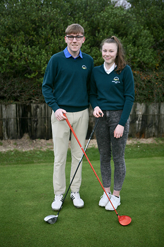 Junior Captains 2019. Stevie O’ Sullivan & Ellen O’ Connor